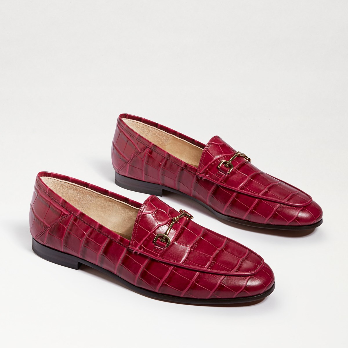 sam edelman croc loafers