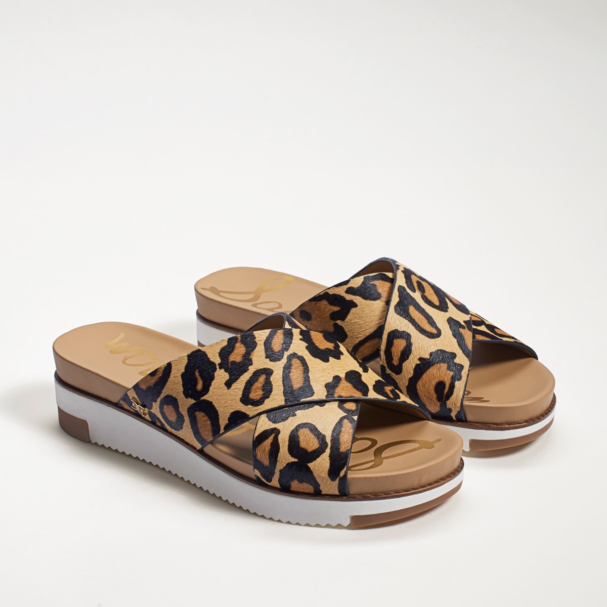 sam edelman audrea slide sandal leopard