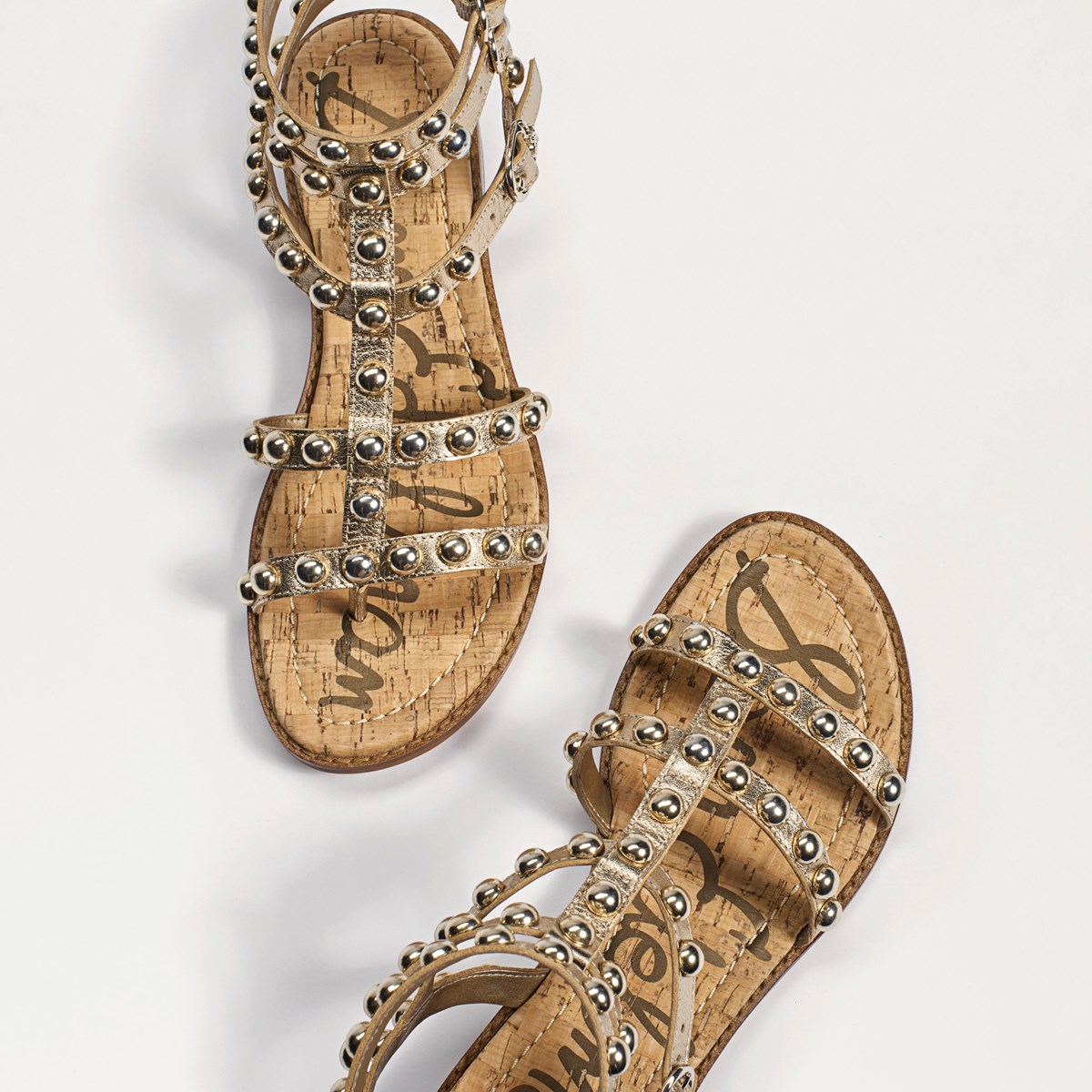 sam edelman juniper studded gladiator slide sandal