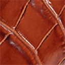Tawny Brown Croco/White