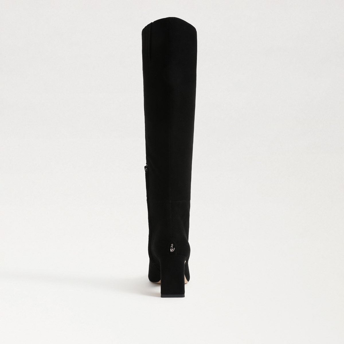 Sam edelman black suede knee high boots sale