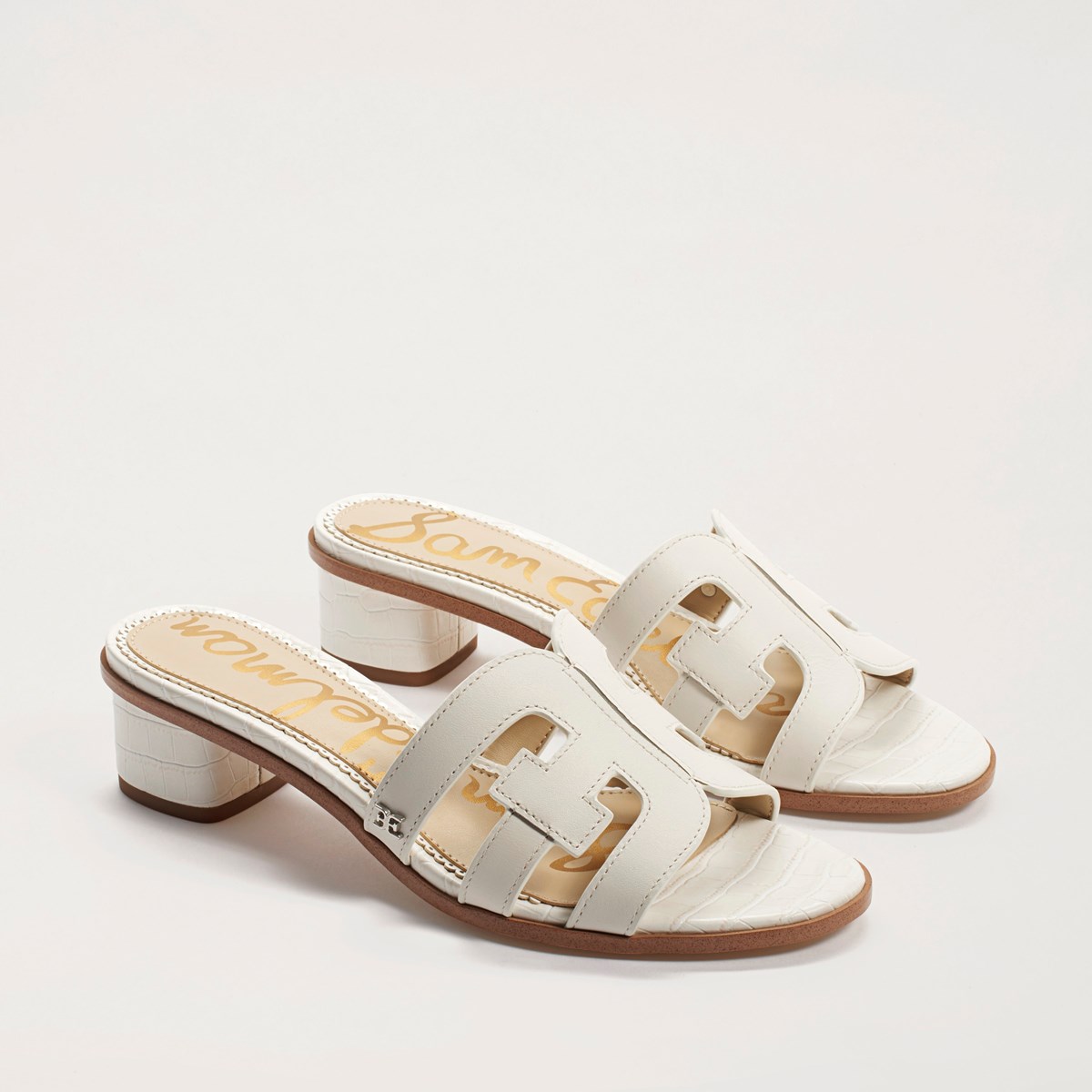 sam edelman slides white