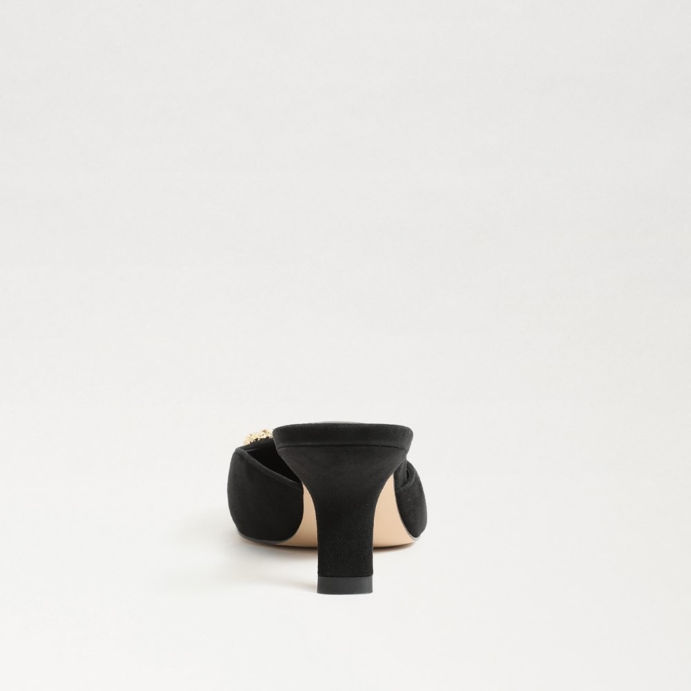 Brit Kitten Heel Mule - Back