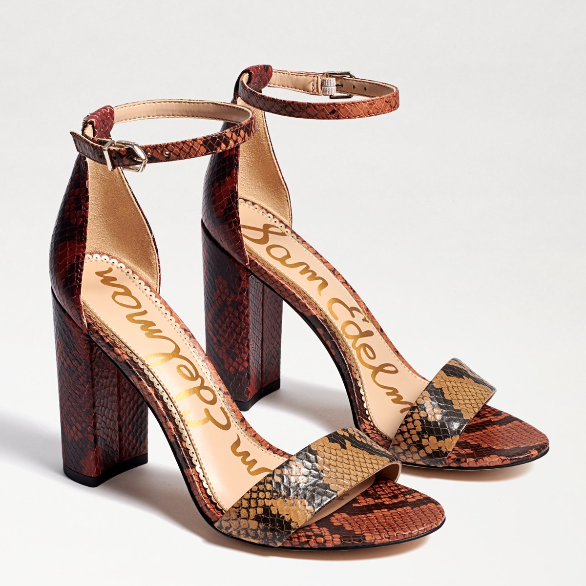 sam edelman snakeskin heels