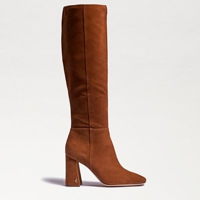 cari block heel bootie