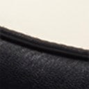 Black/Modern Ivory Leather