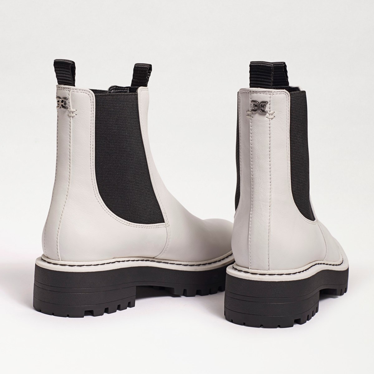 Laguna Chelsea Boot White Leather | Womens Boots and Booties | Sam