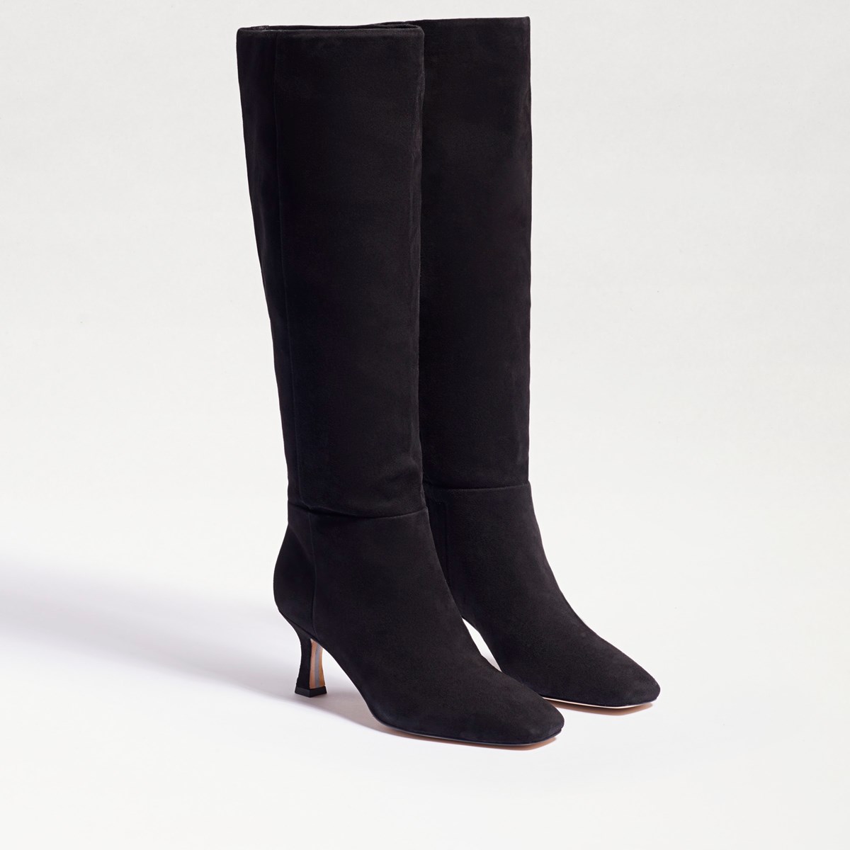 kitten heel boots knee high