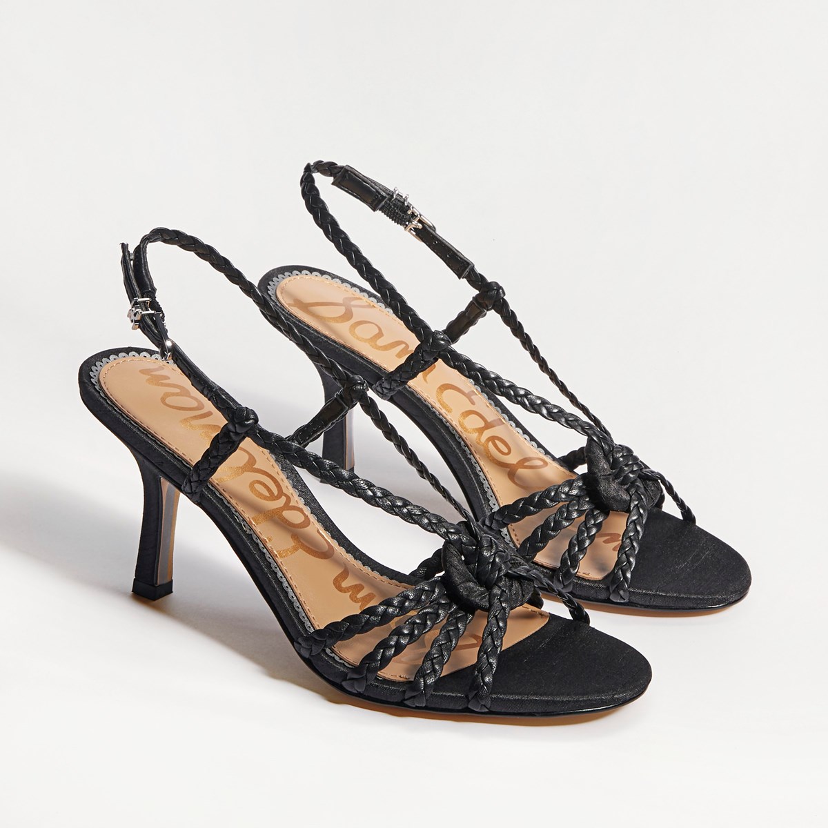 braided strappy sandals