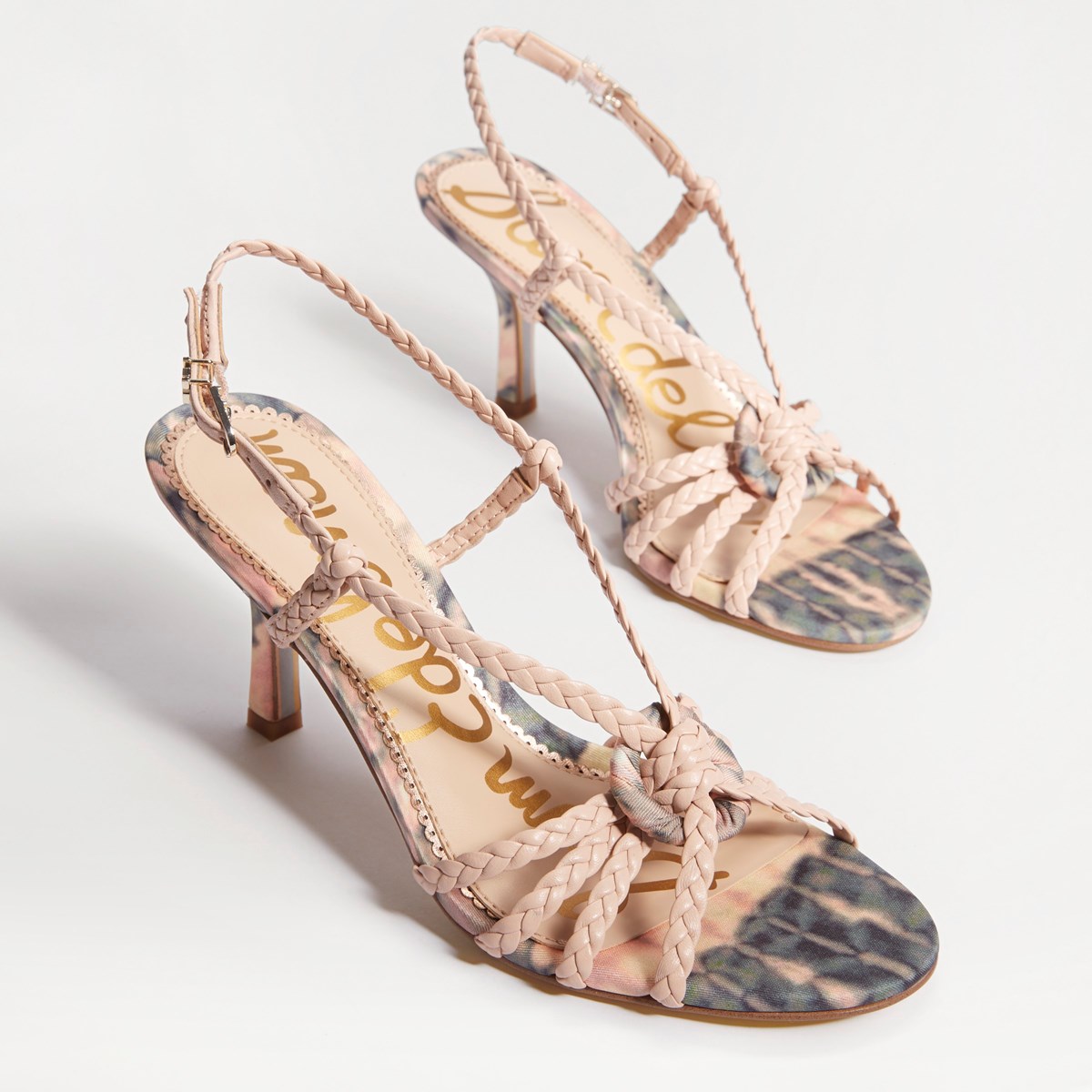 braided strappy sandals