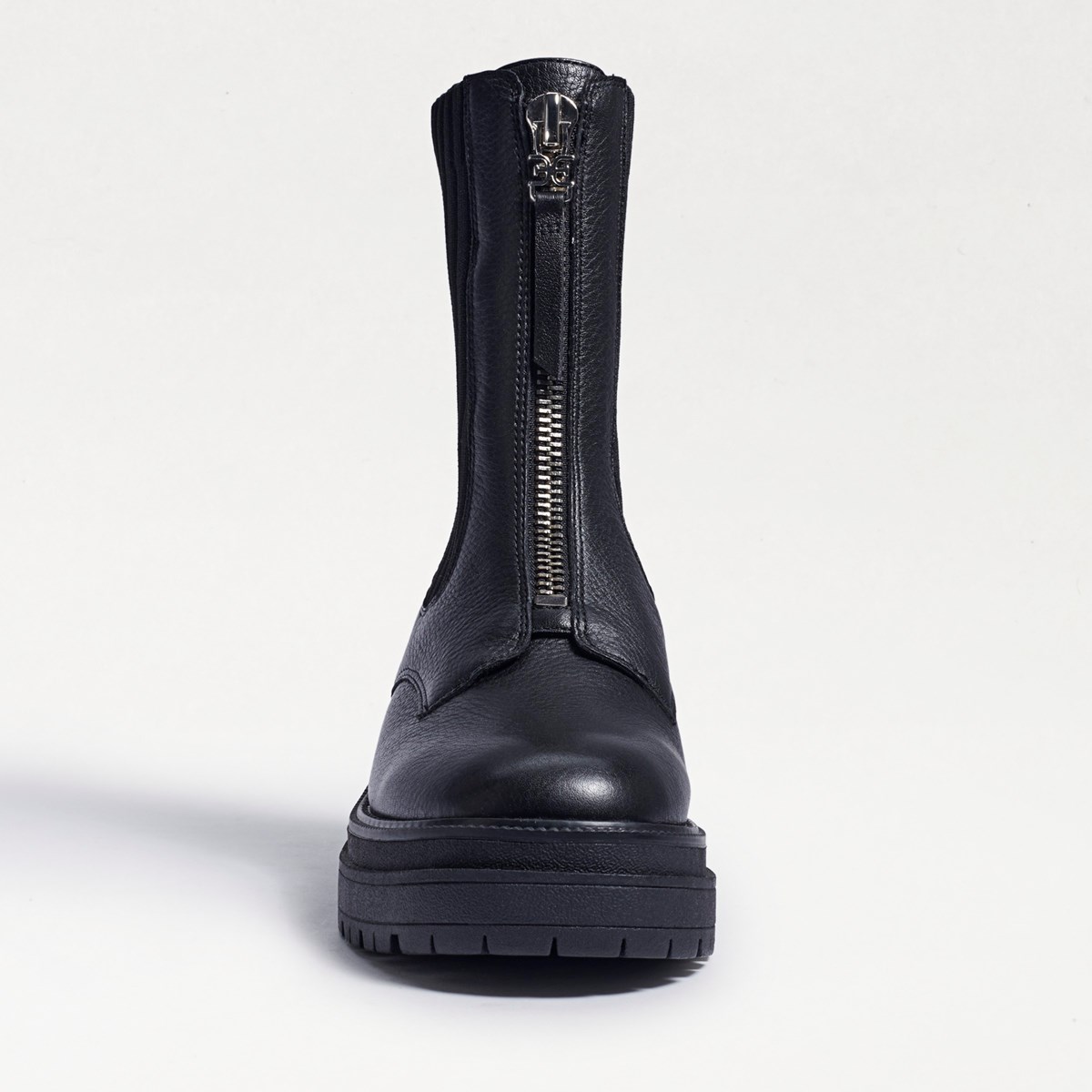 white lug sole chelsea boots
