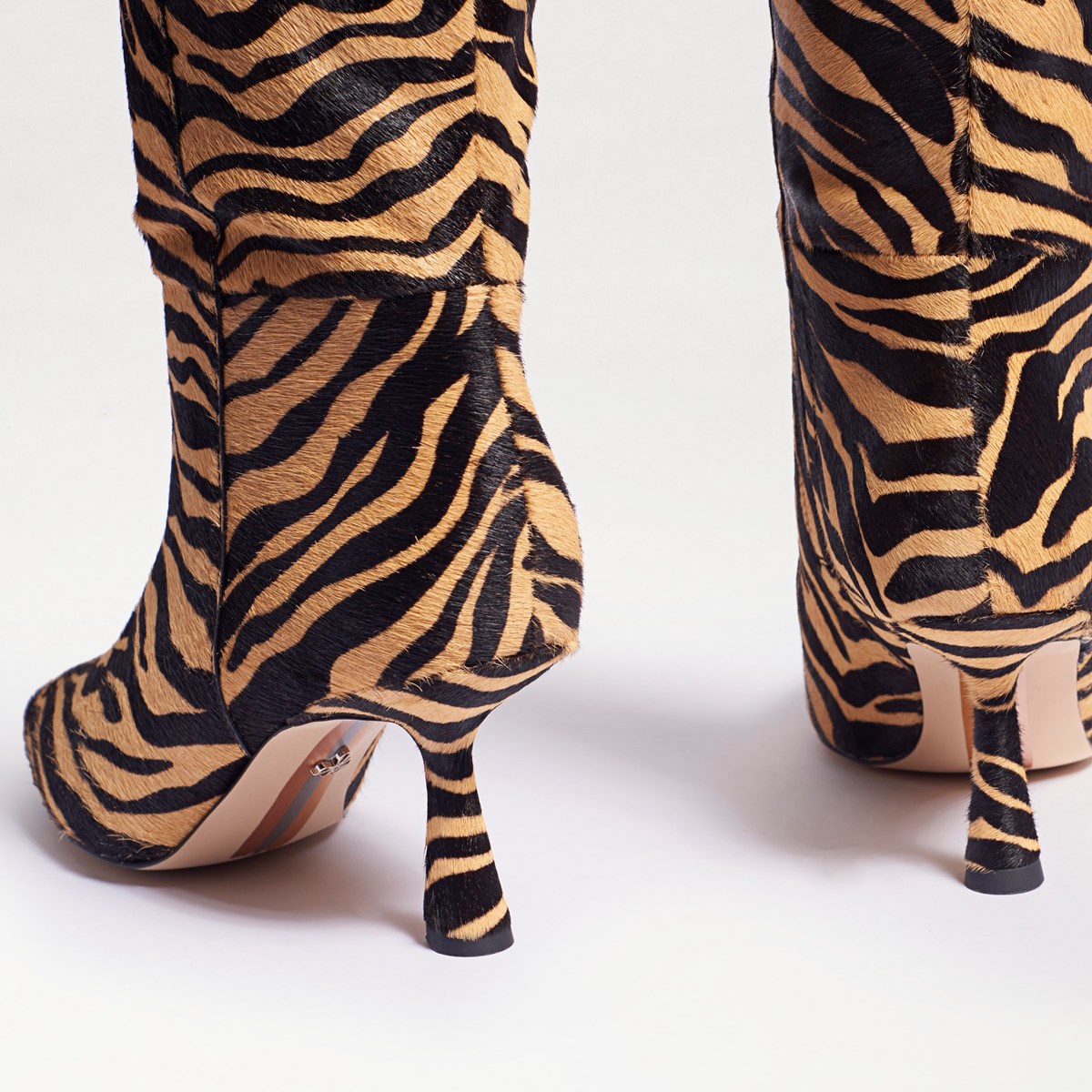 kitten heel tall boots