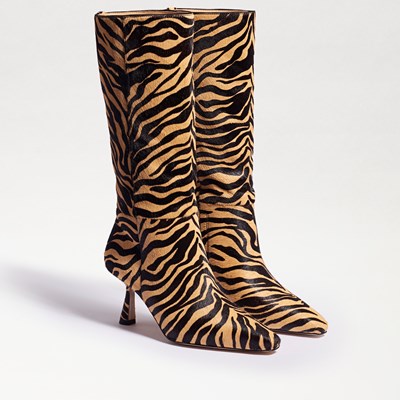 kitten heel tall boots