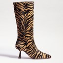 Samira Tall Kitten Heel Boot - Right