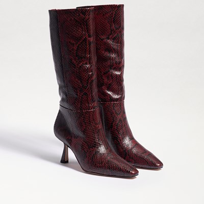 cari block heel bootie