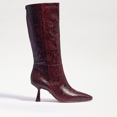 cari block heel bootie