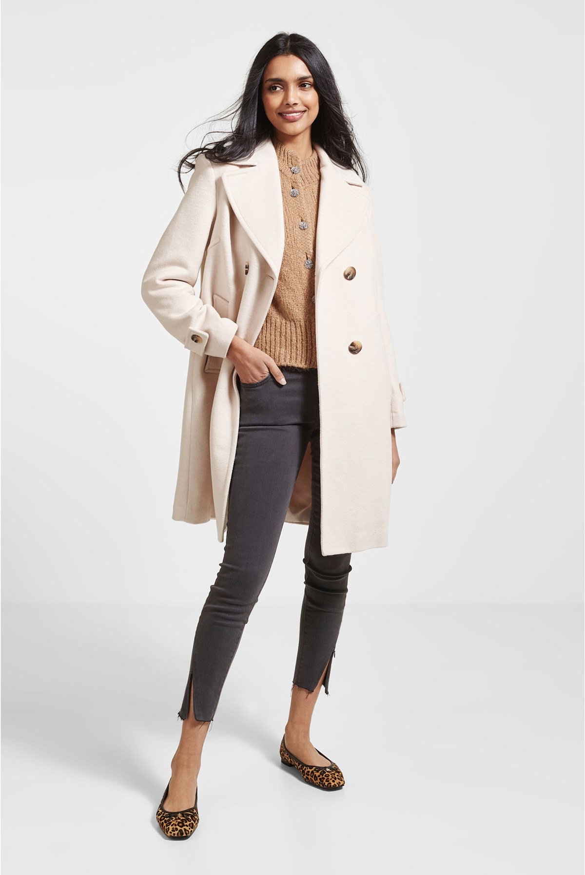 Sam edelman walker coat top