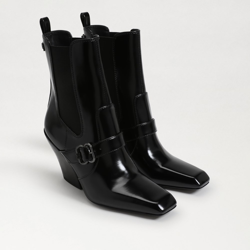 Sam Edelman Suzette Buckle Western Bootie Women s Boots and Booties