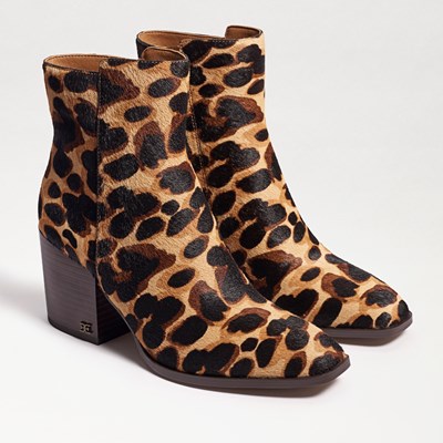 cari block heel bootie