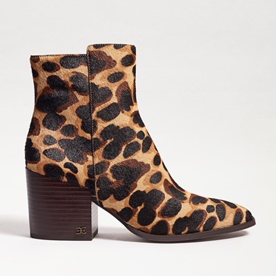 cari block heel bootie