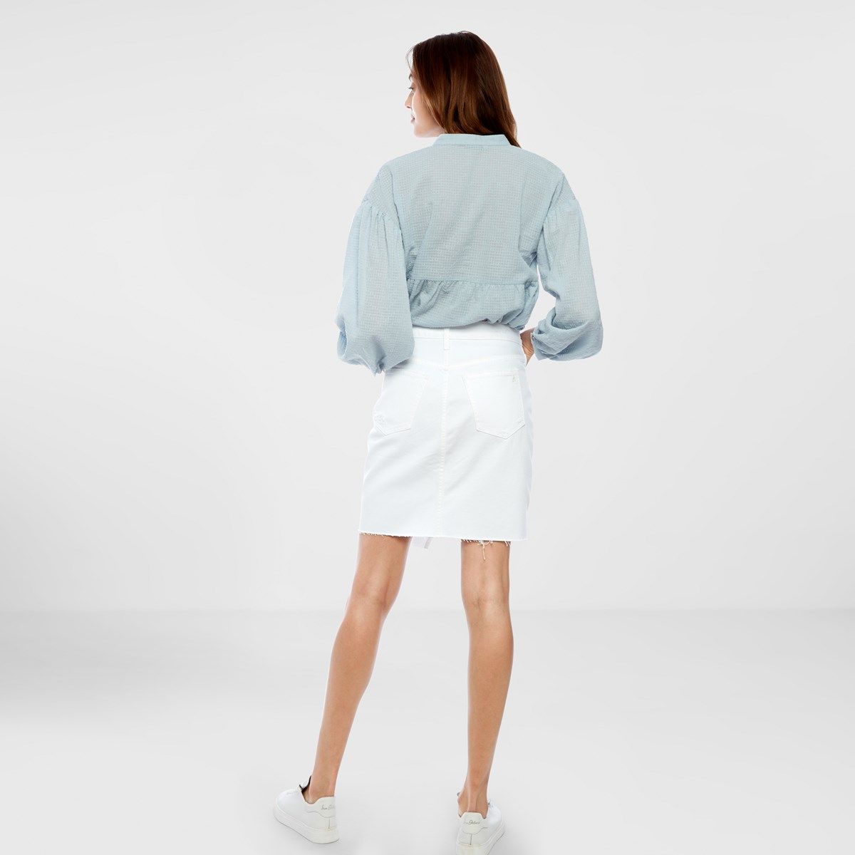 Sam Edelman Riley Asymmetrical Raw Hem 