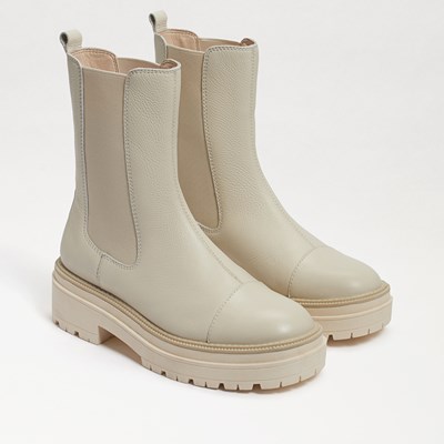 sam edelman brown leather booties