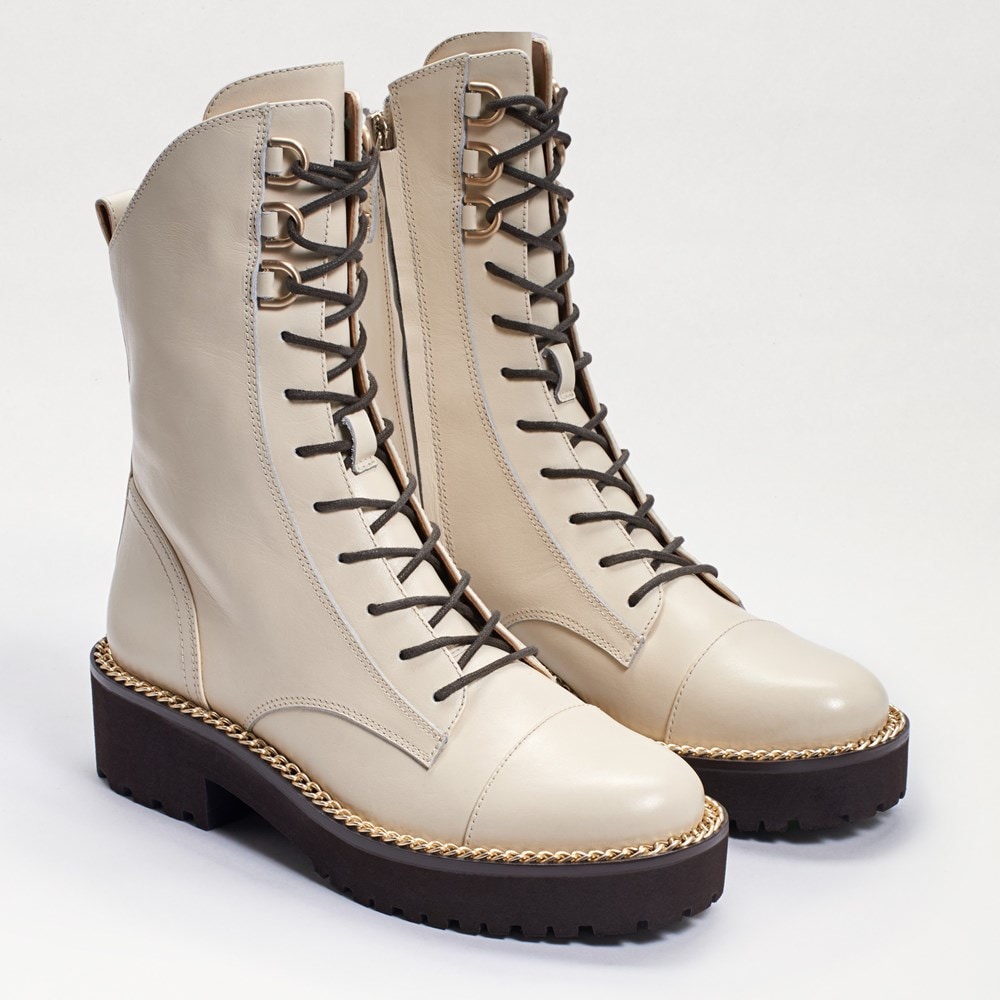 Habubu Lab Fra Sam Edelman Lenley Combat Boot | Womens Boots and Booties