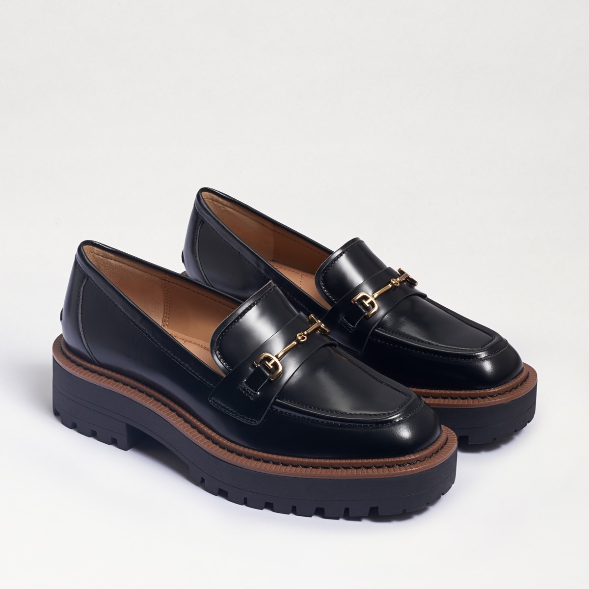 Laurs Sole Black Box Leather | Loafers and Mules | Edelman