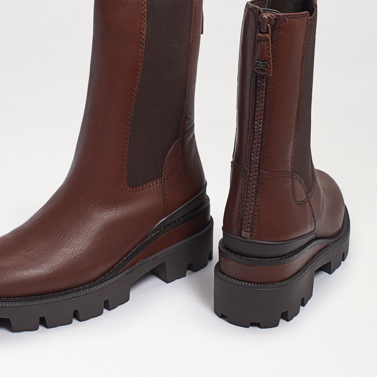 genia lug sole chelsea boot sam edelman