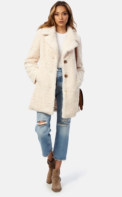 teddy peacoat
