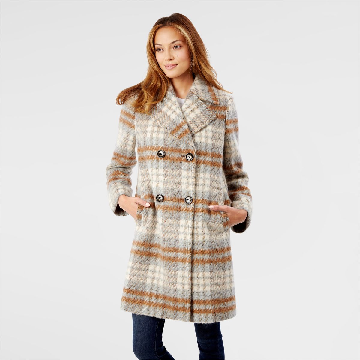 Sam Edelman Double Breasted Wool Blend 