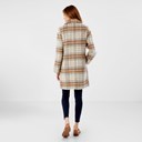 Double Breasted Wool Blend Coat - Left