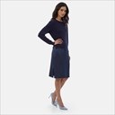 Long Sleeve Knit Cami Midi Dress - Right