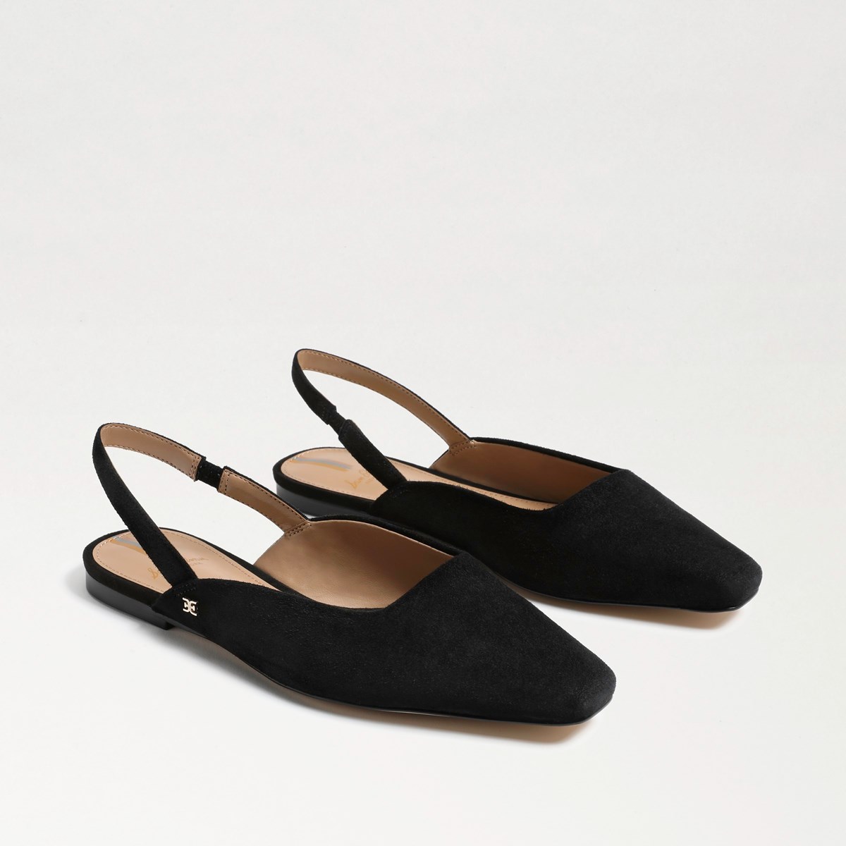 sam edelman black suede flats