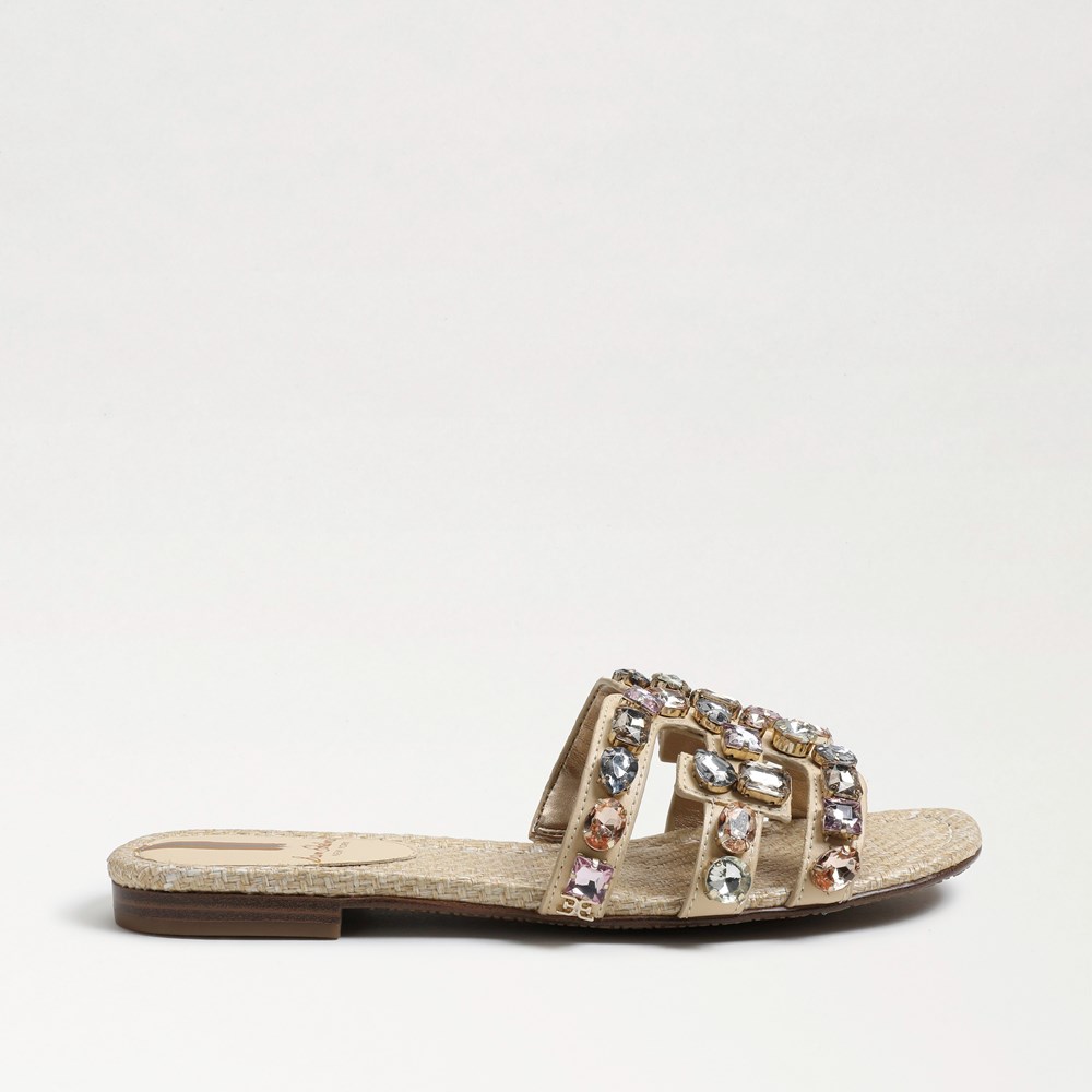 Bay 8 embellished outlet slide sandal