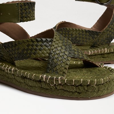 Women s Woven Braided Sandals Flat Heeled Sam Edelman