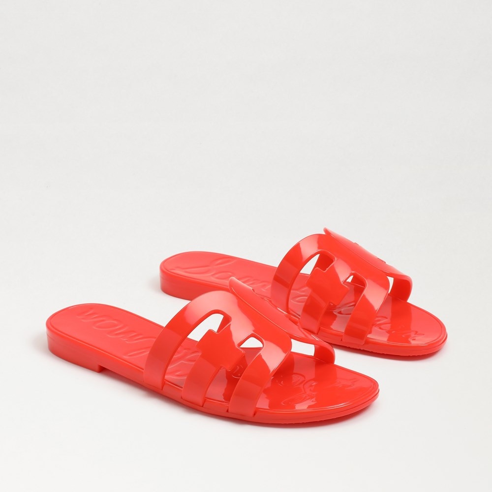 Samedelman 美しいEモチーフ Bay Slide サンダル Sam Edelman Bay Jelly Slide Sandal | Women's Sandals