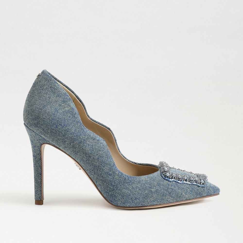 Harriett Beaded Pointed Toe Heel | Sam Edelman | ReLove
