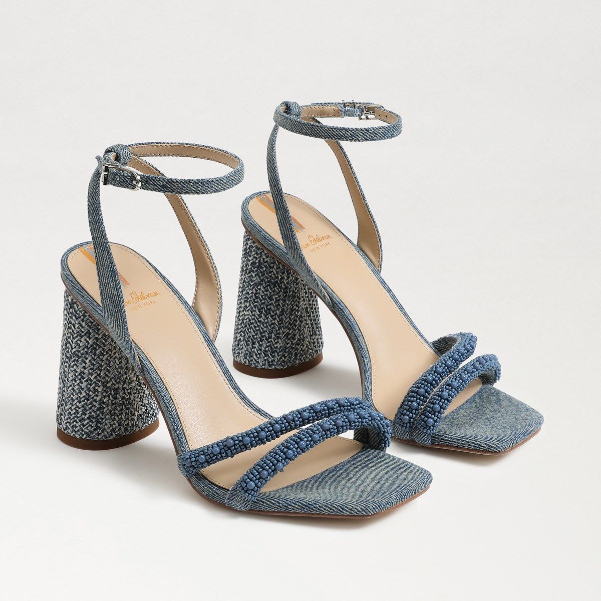 Sam Edelman Kia Beads Block Heel Sandal | Womens Sandals