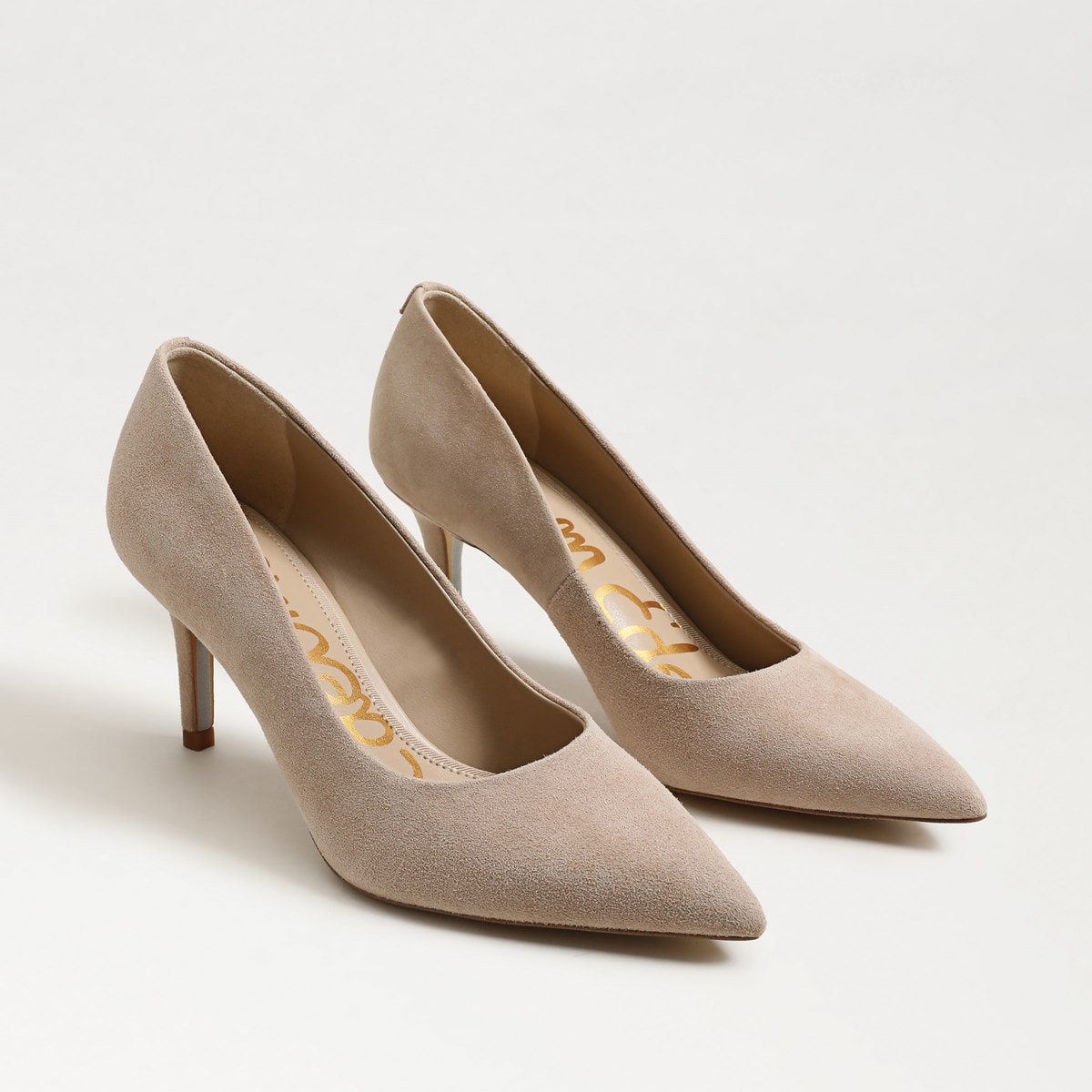 Patent Sam Edelman Hazel Pump Oatmeal Suede Buy Sam Edelman Hazel