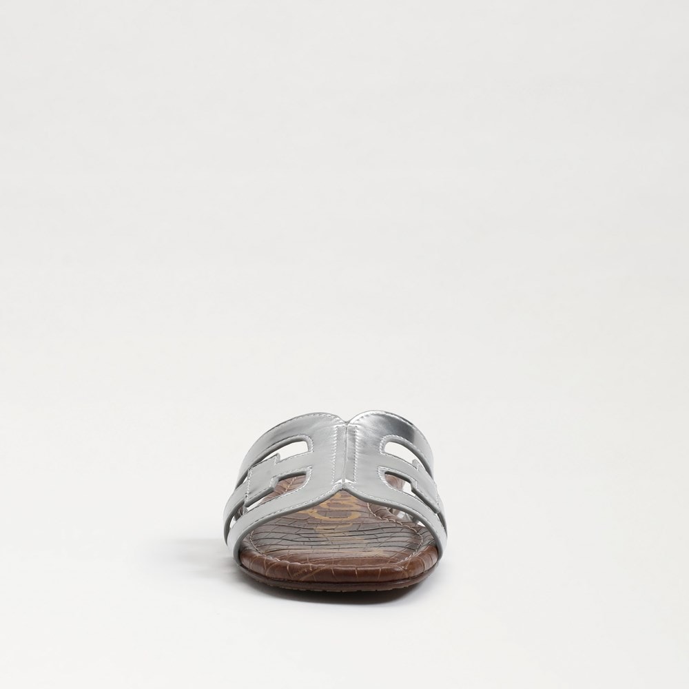 【関税＆送料込み】Grey Suede Slide Sandals With Monile Det BRUNELLO CUCINELLI 795$ Blue Urban Slide Sandals - Washed