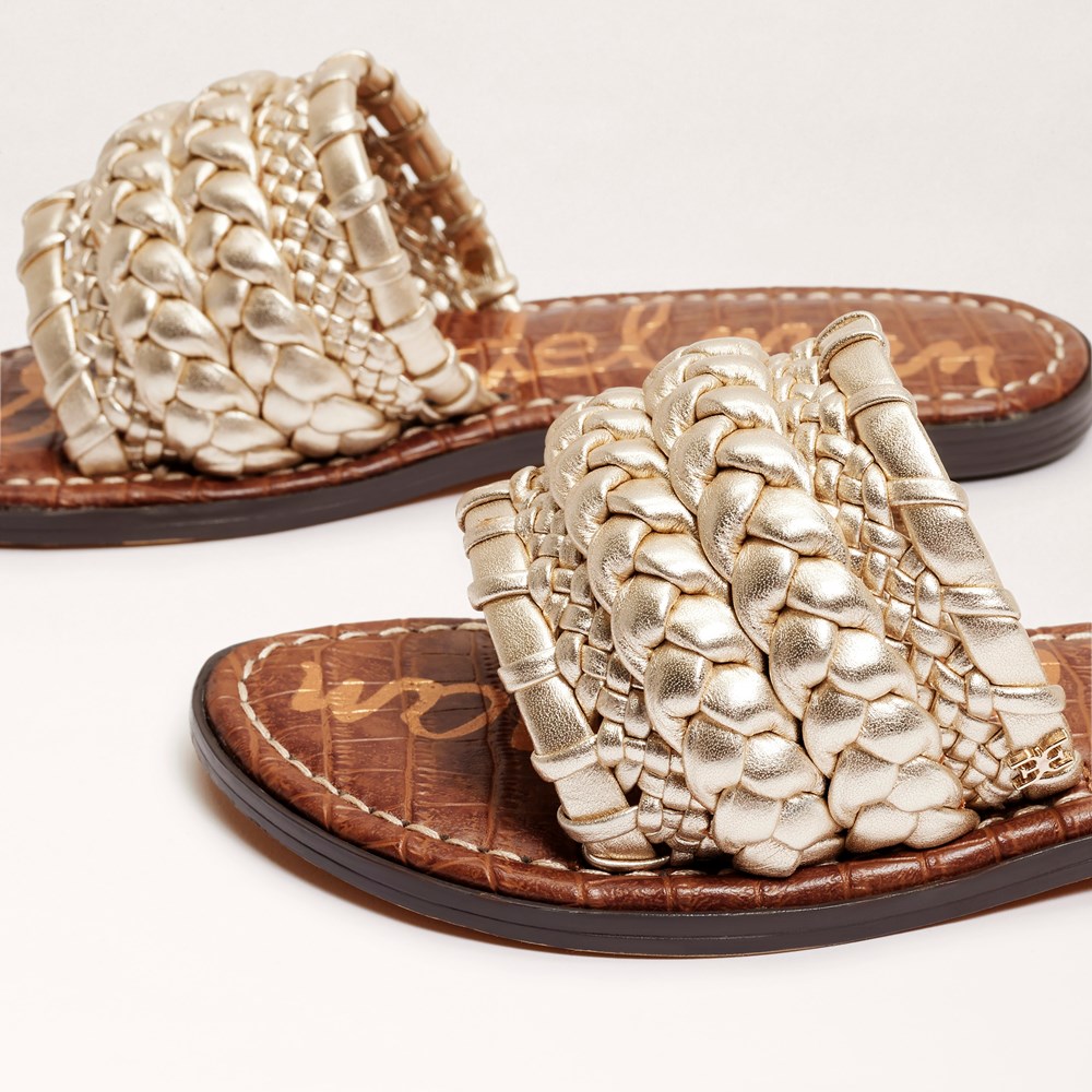 Sam edelman woven cheap slides