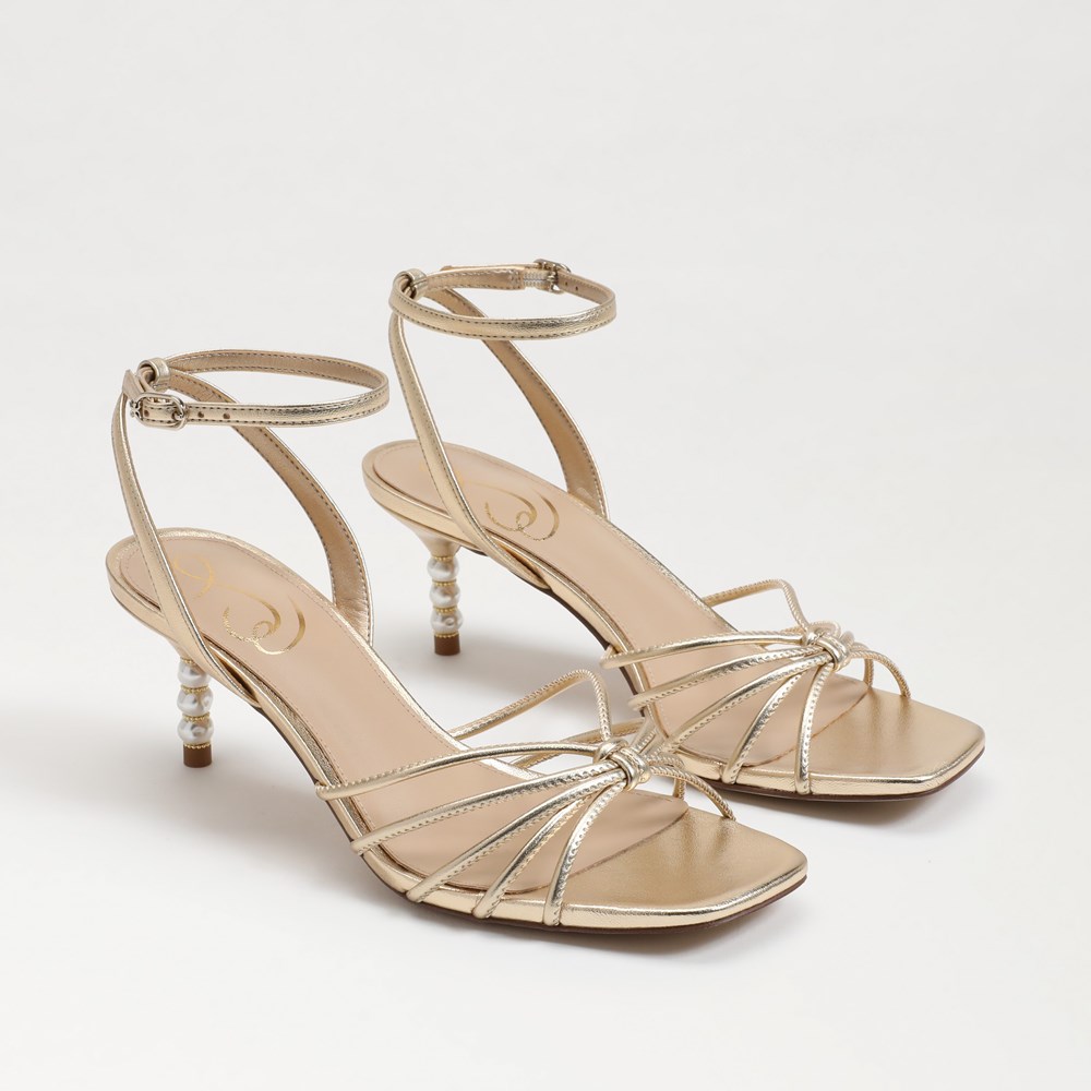 Sam edelman gold heels hotsell