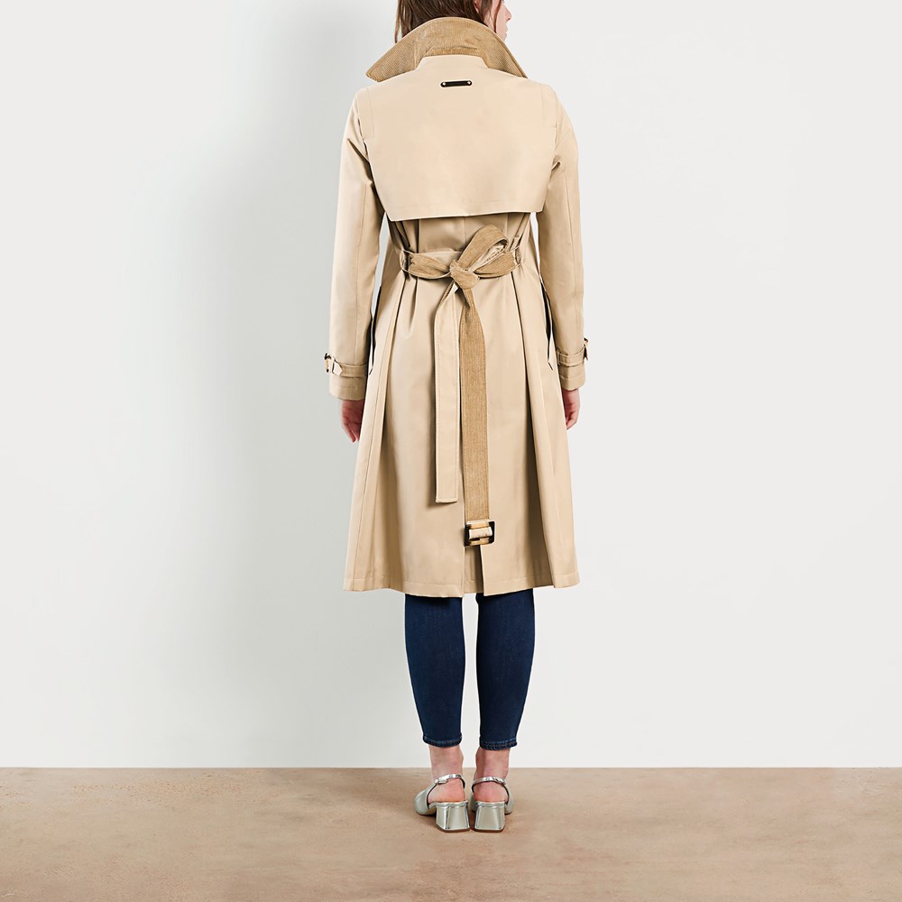 belted trench coat