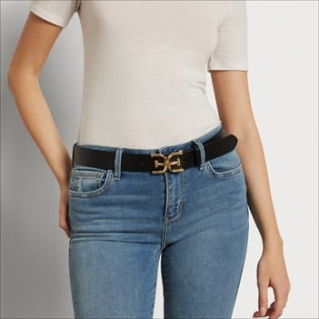 Sam Edelman 35MM Logo Belt | Women display picture 1
