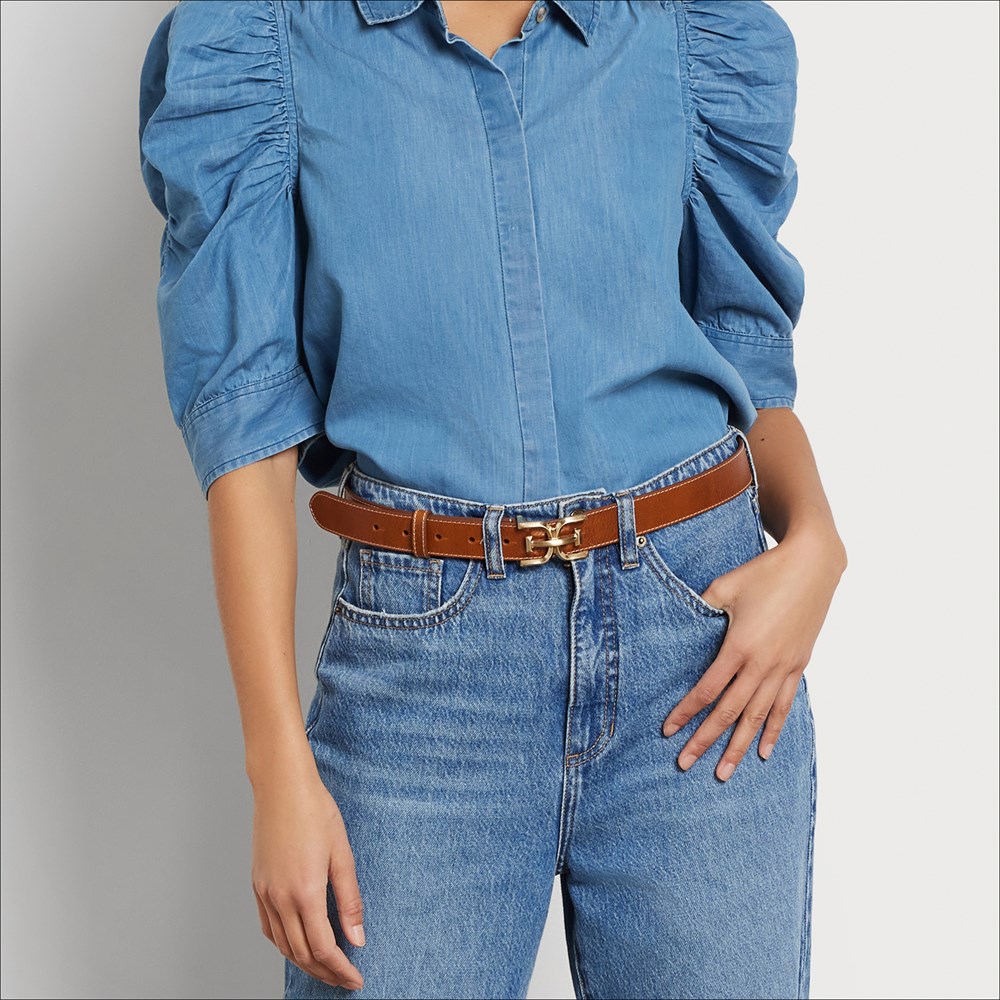 30MM Logo Stitch Belt - Right