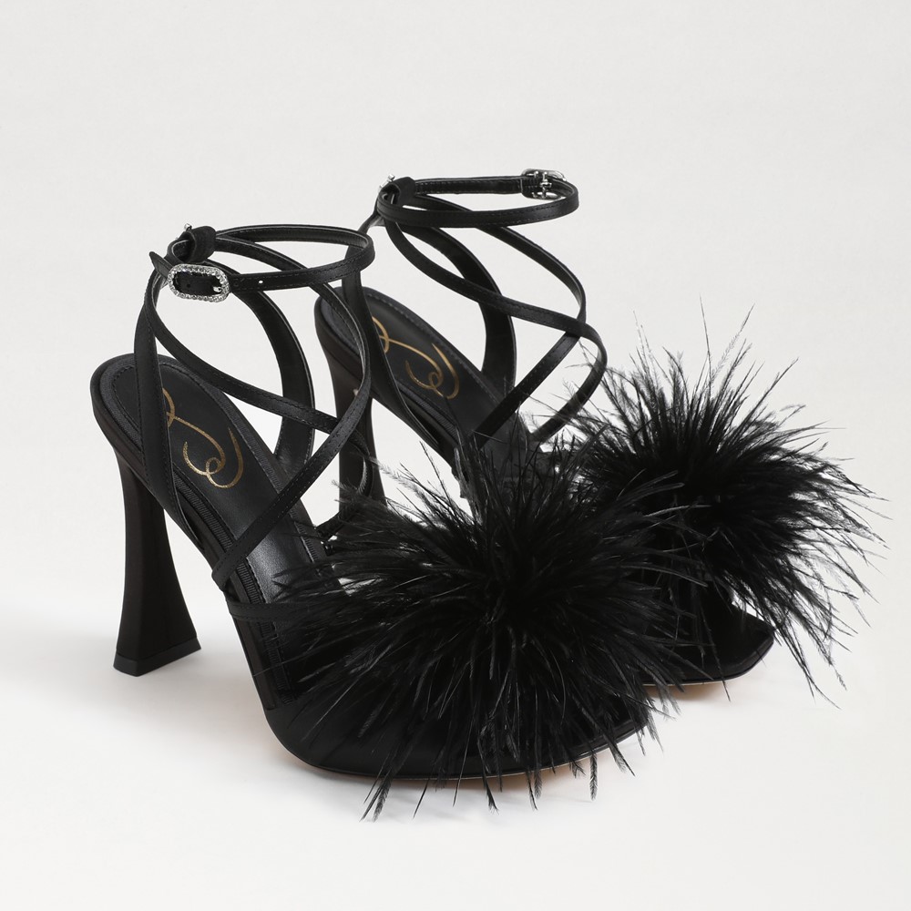 Sam Edelman Layton Feather Strappy Heel Women s Heels