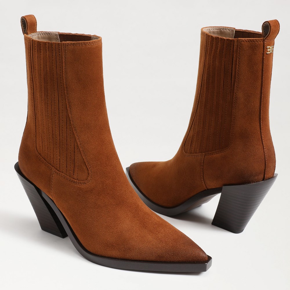 Sam Edelman Mandey Western Ankle Bootie