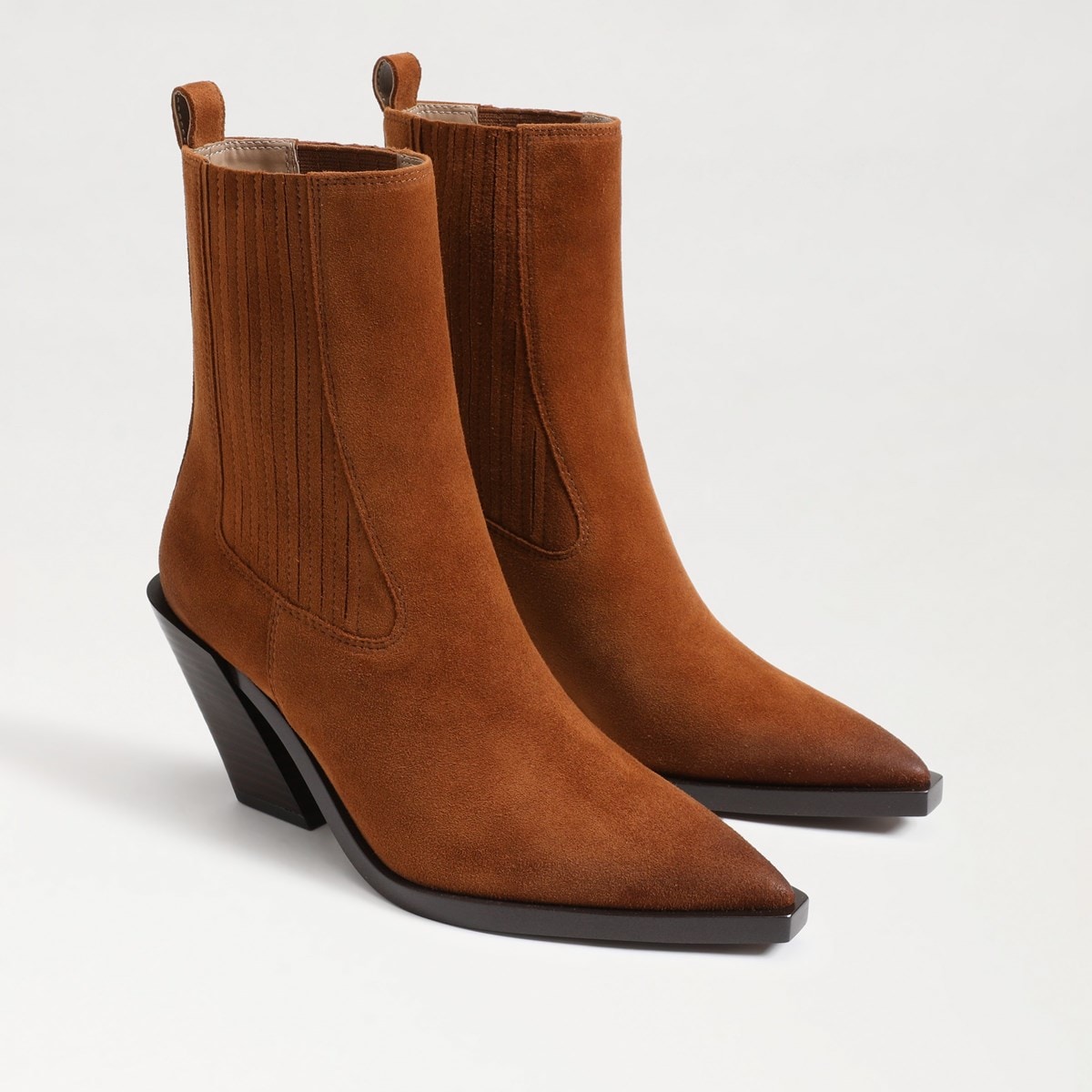 Sam Edelman Mandey Western Ankle Bootie | Women's Boots and Booties