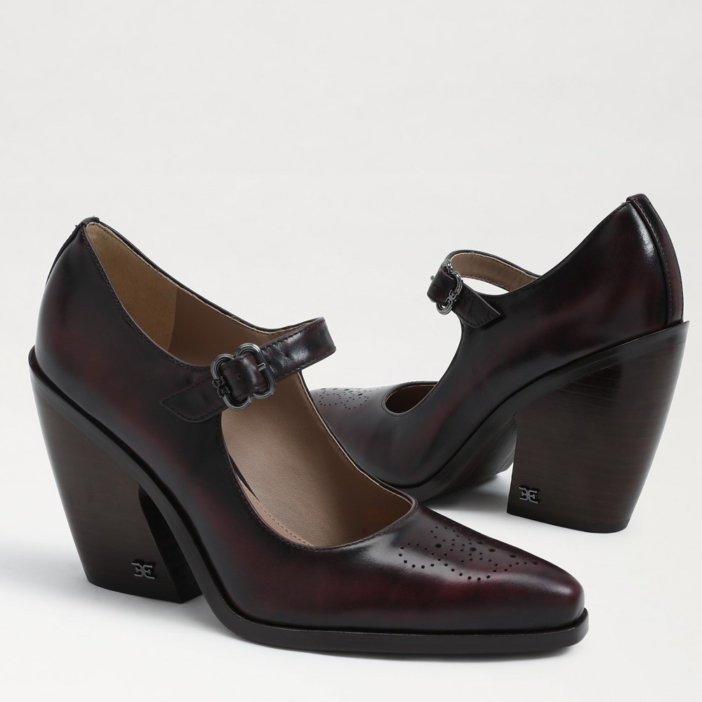 brown mary jane heels